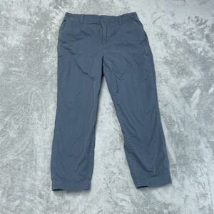 GAP Women's Size 12 Activewear Pants Gray Cotton Blend a2041